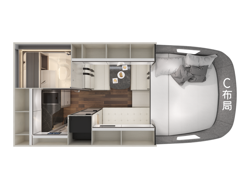 自由炮系列房車布局盤點，總有一款適合你！